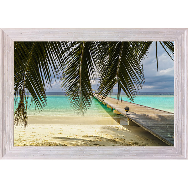 Bay Isle Home Jetty On A Tropical Island Picture Frame Photograph Wayfair